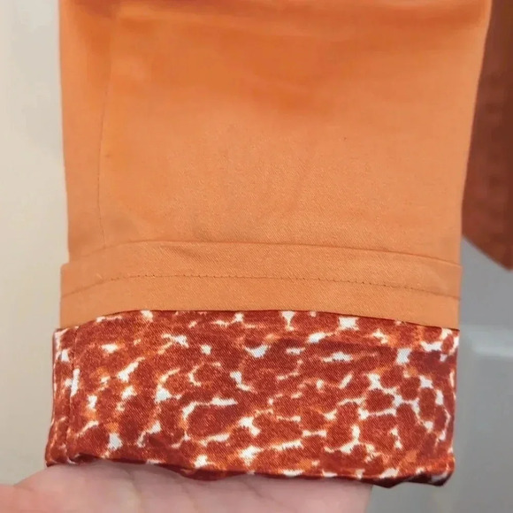 Chico's women's orange blazer shacket - Picture 4 of 7